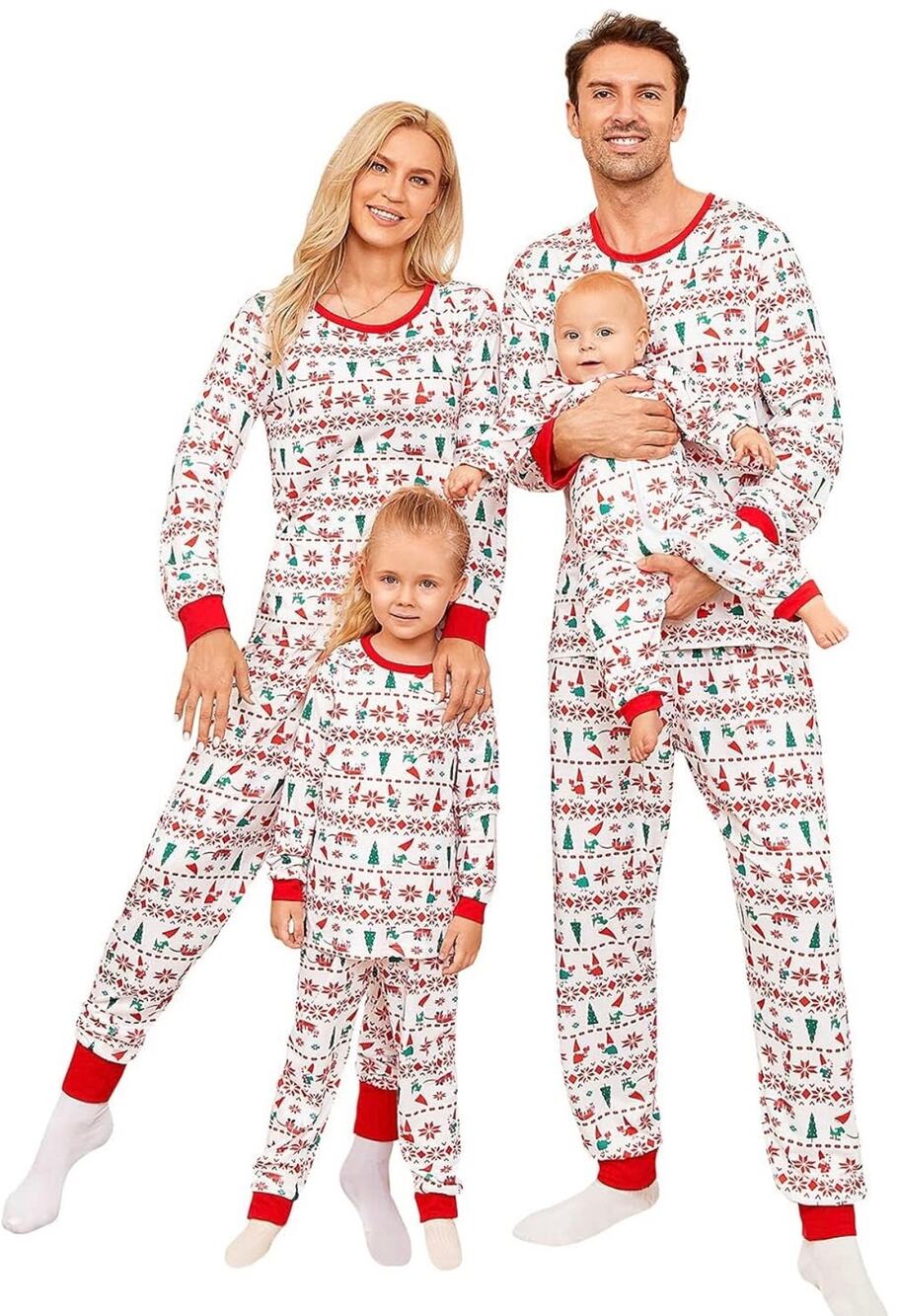 NWT PopReal Christmas Pajamas for Family - Men's Medium